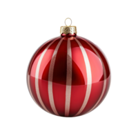 Weihnachten Ball isoliert. Illustration ai generativ png