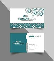 Corporate business card template or business card template vector