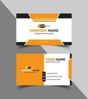 Corporate business card template or business card template vector