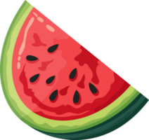 Wassermelonenscheibe isoliert png