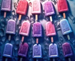 Summer ice cream background. Illustration photo