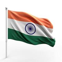 National Indian flag background. Illustration photo