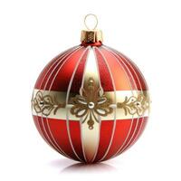 Christmas ball isolated. Illustration photo