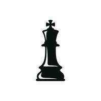 King chess icon isolated on white background vector