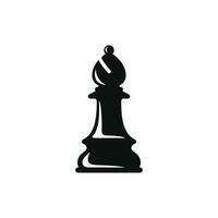 Bishop chess icon isolated on white background vector