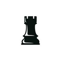 Rook chess icon isolated on white background vector