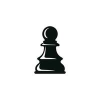 Pawn chess icon isolated on white background vector