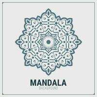 Mandala flat background design template vector