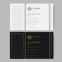 Luxury ornamental logos and business cards template vector