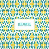 Colorful abstract geometric pattern design vector