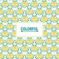 Colorful abstract geometric pattern design vector