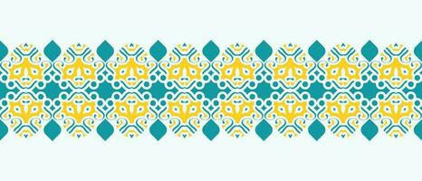 colorful pattern border pattern design vector