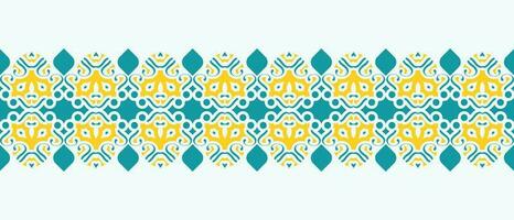 colorful pattern border pattern design vector