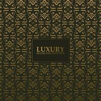 luxury dark seamless pattern background vector