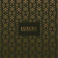 luxury dark seamless pattern background vector