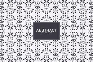 flat ornament line pattern design vector