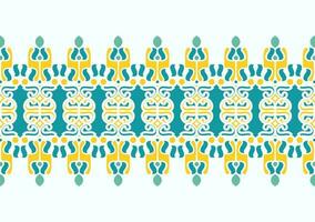 colorful pattern border pattern design vector
