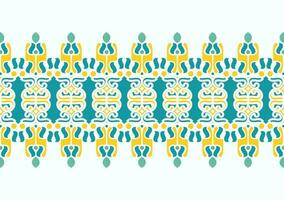 colorful pattern border pattern design vector