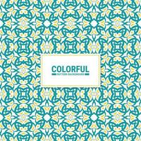 Colorful abstract geometric pattern design vector