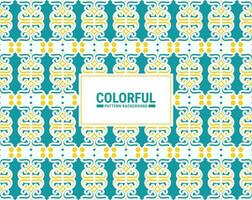 Colorful abstract geometric pattern design vector