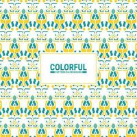 Colorful abstract geometric pattern design vector