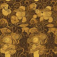Gustav Klimt style pattern photo
