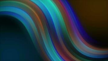 Animated moving multicolor wavy pattern background video