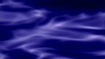 Animated dark blue modern glossy and silky wavy pattern background video