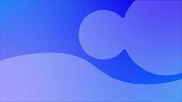 Animated Modern blue gradient abstract background video