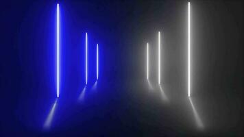 dark blue and white neon lines background video