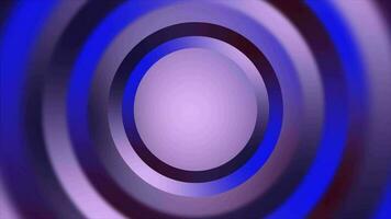 Animated 3d dark blue color circular element rotating background video