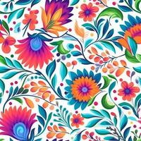 Floral, Colorful Floral Pattern, Floral Pattern, Texture, Floral Background Texture, Floral Background, photo