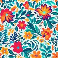 Colorful Flower Pattern, Flower Pattern, Texture, Flower Background Texture, photo