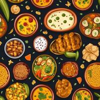 Indian food texture, food Pattern, photo