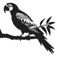 Parrot Vector Clipart, Parrot Vector Logo illustration, this is a Parrot Silhouette,