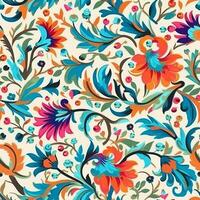 Floral, Colorful Floral Pattern, Floral Pattern, Texture, Floral Background Texture, Floral Background, photo