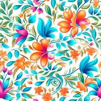 Floral, Colorful Floral Pattern, Floral Pattern, Texture, Floral Background Texture, Floral Background, photo