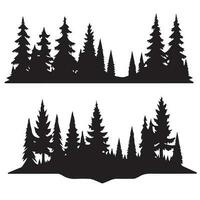 This is a pine tree vector illustration, pine tree vector