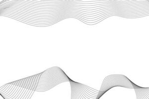 Abstract wave element for design. Digital frequency track equalizer. Stylized line art background. Vector illustration