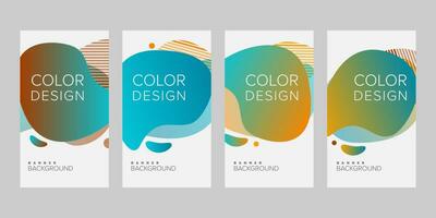 Abstract background banner vector design template, banner for print or web banner with colorful