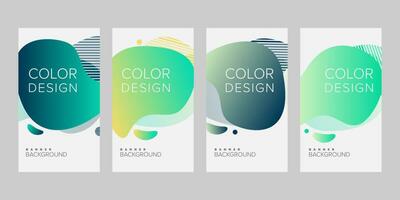 Abstract background banner vector design template, banner for print or web banner with colorful