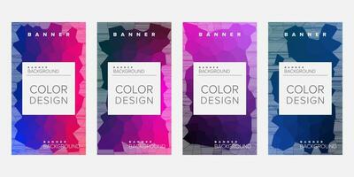 Abstract background banner vector design template, banner for print or web banner with colorful