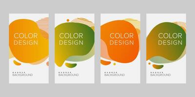 Abstract background banner vector design template, banner for print or web banner with colorful