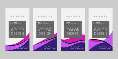 Abstract background banner vector design template, banner for print or web banner with colorful