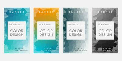 Abstract background banner vector design template, banner for print or web banner with colorful