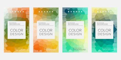 Abstract background banner vector design template, banner for print or web banner with colorful