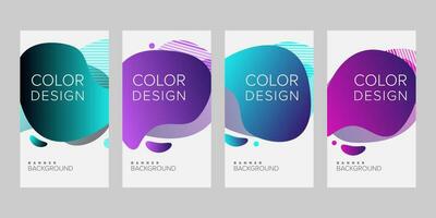 Abstract background banner vector design template, banner for print or web banner with colorful