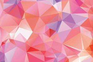 Low poly banner background design vector