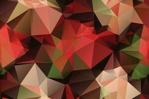 Low poly banner background design vector