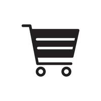 vector illustration shopping cart, order, repeat  line, outline, black, solid